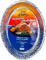 Assadeira de Alum&iacute;nio Life Clean Oval 7L | Caixa com 12 Unidades - Cod. 7898958607975C12