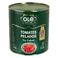 Tomate Sem Pele Ol&eacute; em Cubos Lata 1,4kg - Cod. 7891032011378