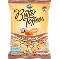 Bala Recheada Arcor Butter Toffees Coco 100g | Caixa com 30 Unidades - Cod. 7891118015405C30