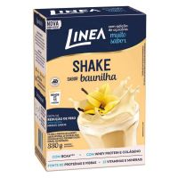 Shake de Baunilha Sucralose Linea 400g | Caixa com 3 Unidades - Cod. 7896001260740C3