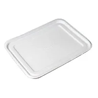 Tampa de Isopor Fibraform para Pote Quadrado HF100TP Com 100 Unidades - Cod. 7898947038797