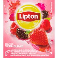 Chá Lipton Frutas Vermelhas Com 10 Sachês | Caixa com 12 Unidades - Cod. 7805000312220C12