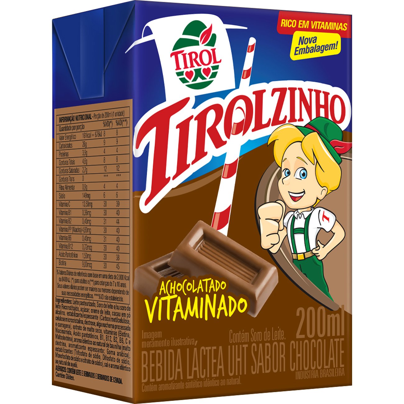 Achocolatado Toddynho 200ml Caixa Com 12 Unidades - Atacado