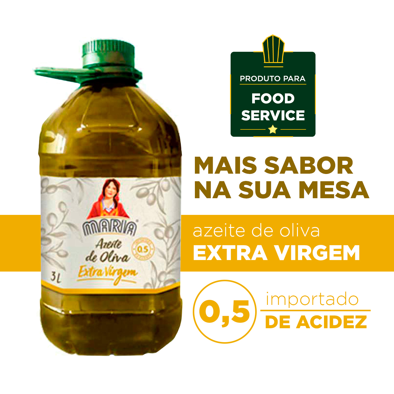 Azeite de Oliva Maria Extra Virgem Galo 3L