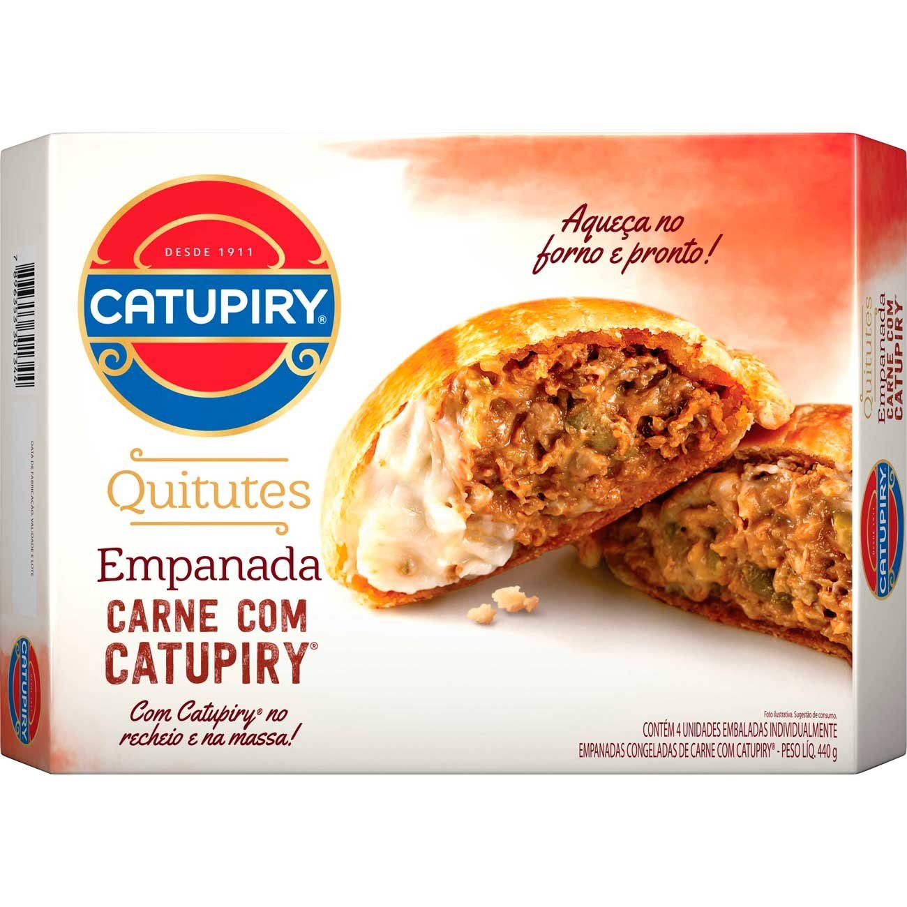 EMPANADA DE CARNE COM CATUPIRY®ORIGINAL – Catupiry