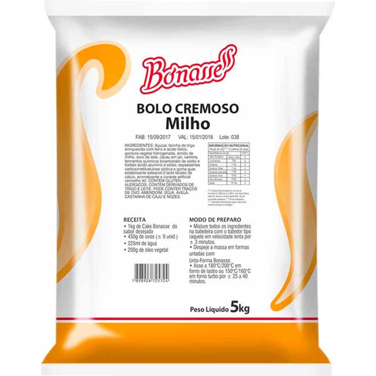 Mistura para bolo Milho Cremoso