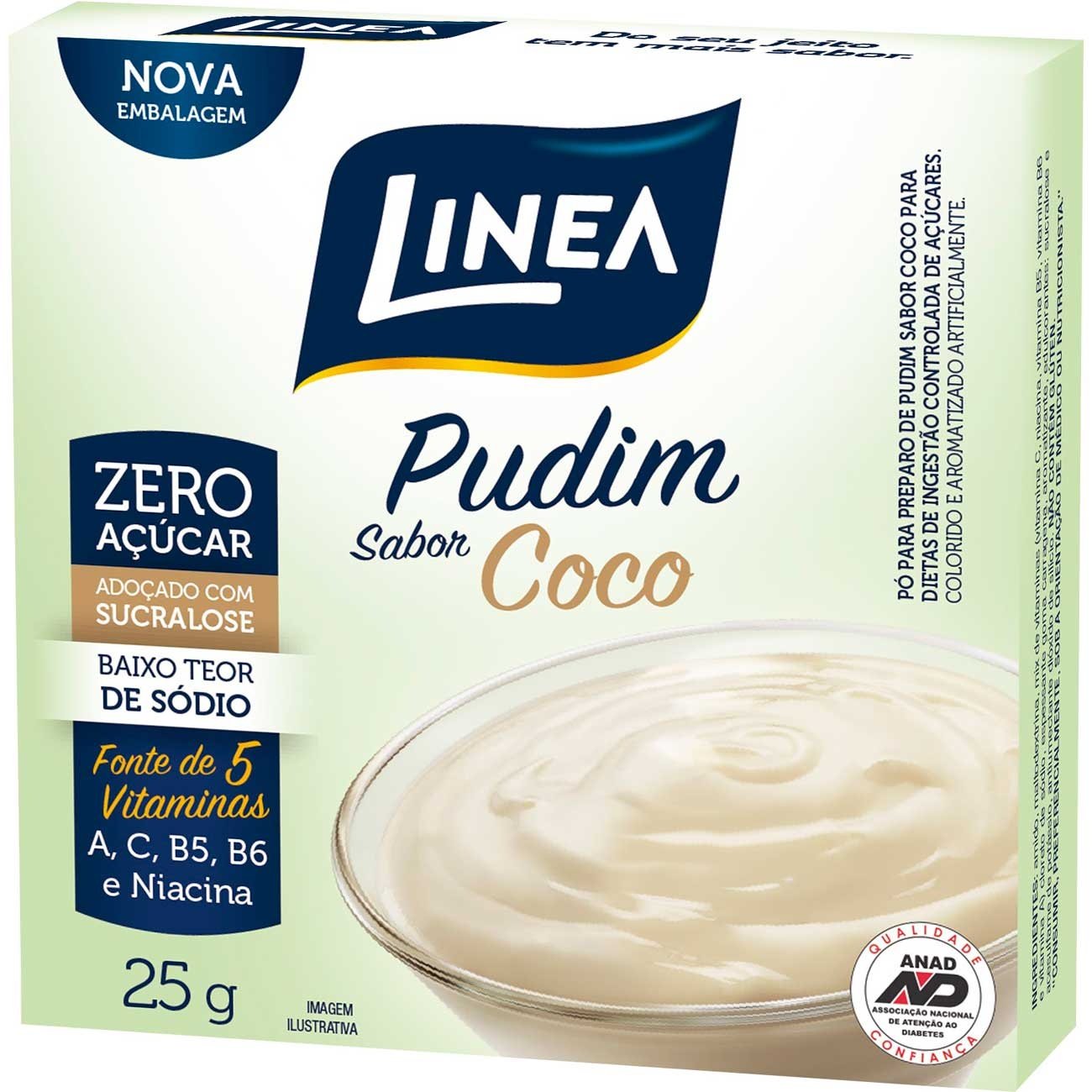 Mistura para Bolo Laranja Diet Zero Lactose Linea Sucralose Caixa