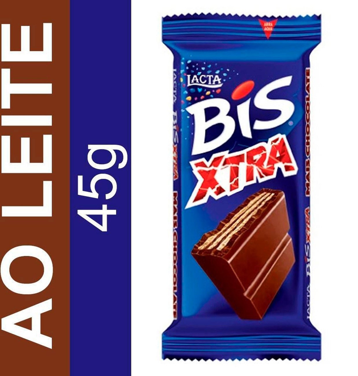 Chocolate Wafer Lacta Bis Xtra Oreo 45g, Chocolate e Confeito