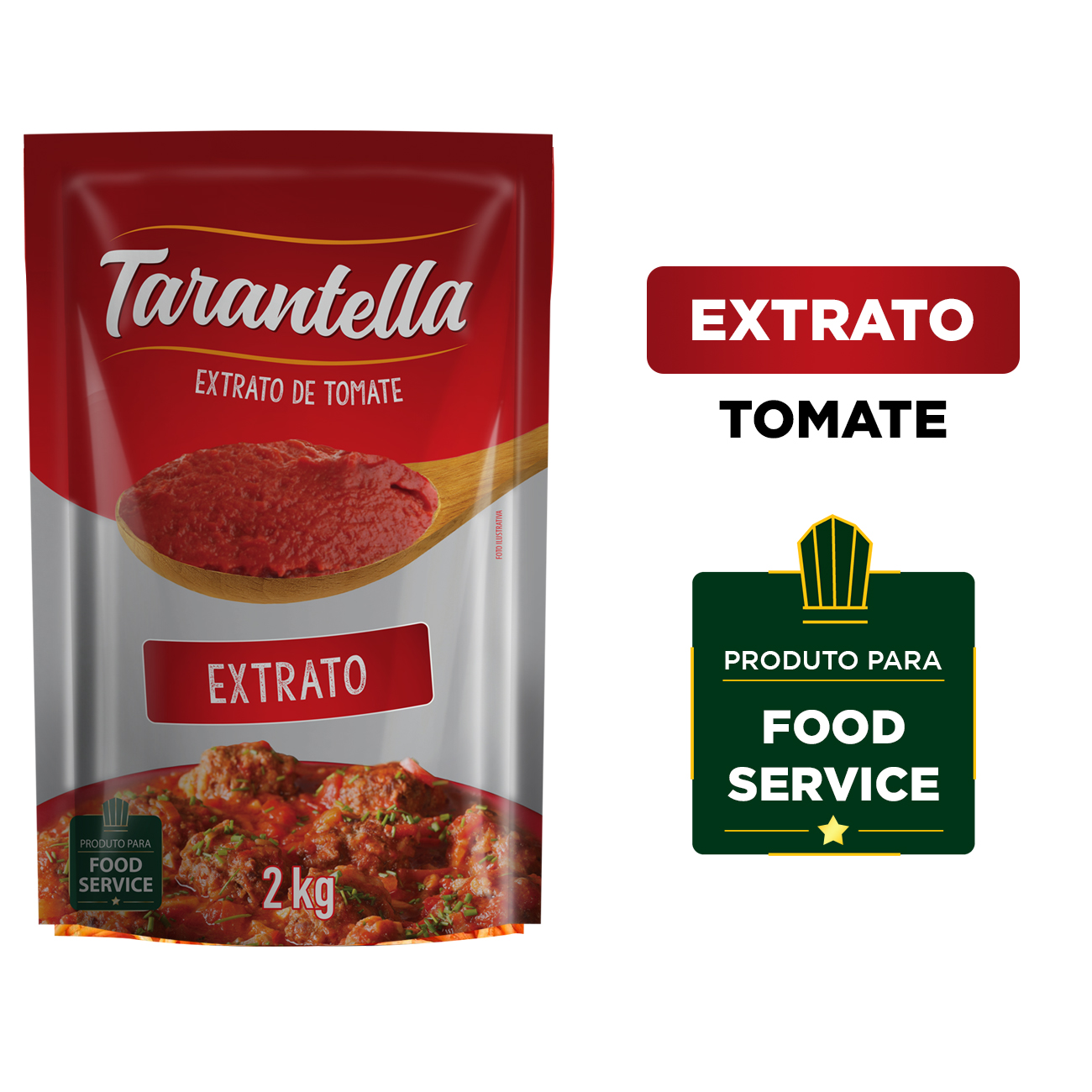 Extrato de Tomate Tarantella 2kg
