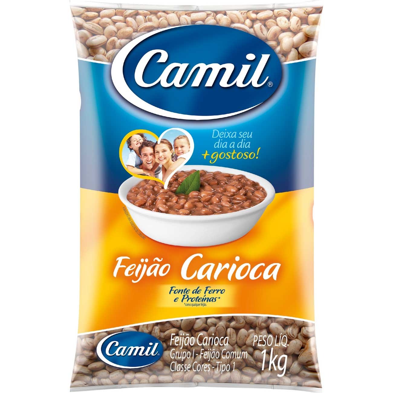 Feijão Carioca Tipo 1 Camil 1kg - Compra Food Service