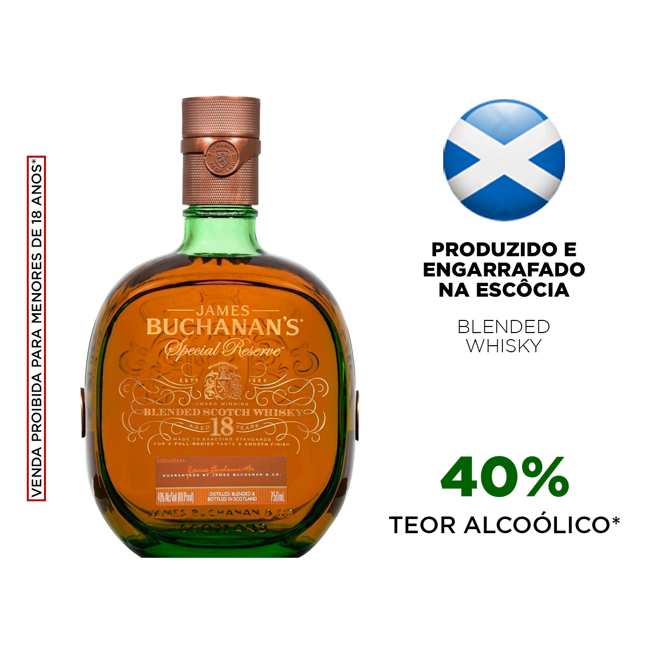 Whisky Escocs Buchanan's Special Reserve 18 Anos 750ml