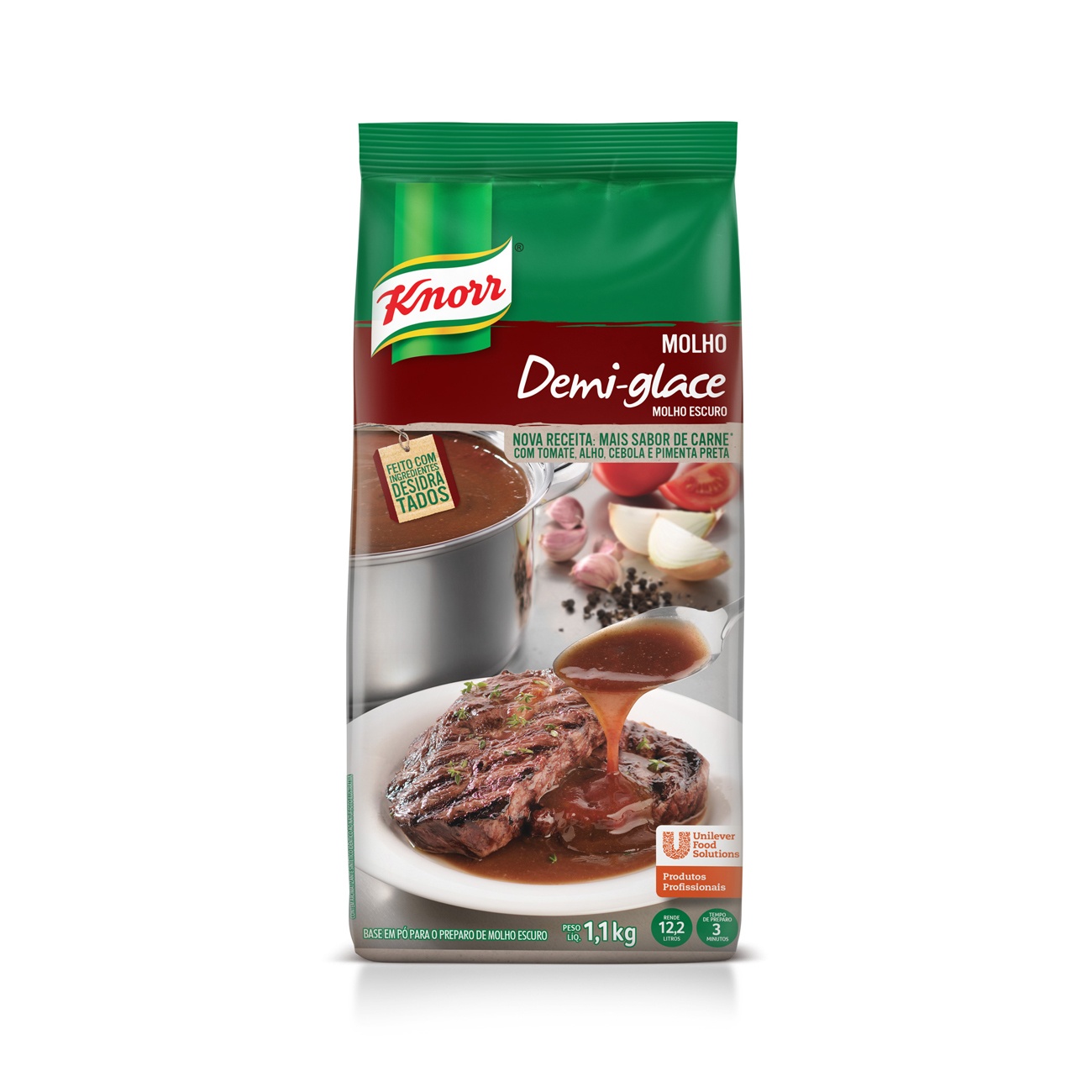Molho Escuro Demi Glace Knorr 1,1 kg