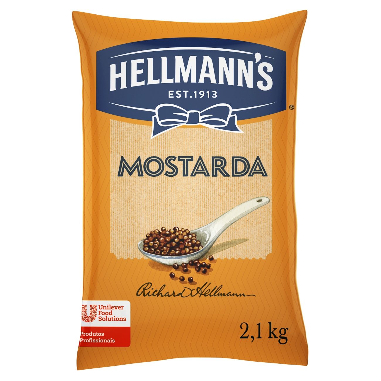 Mostarda Amarela Hellmann's Tradicional Bag 2,1kg