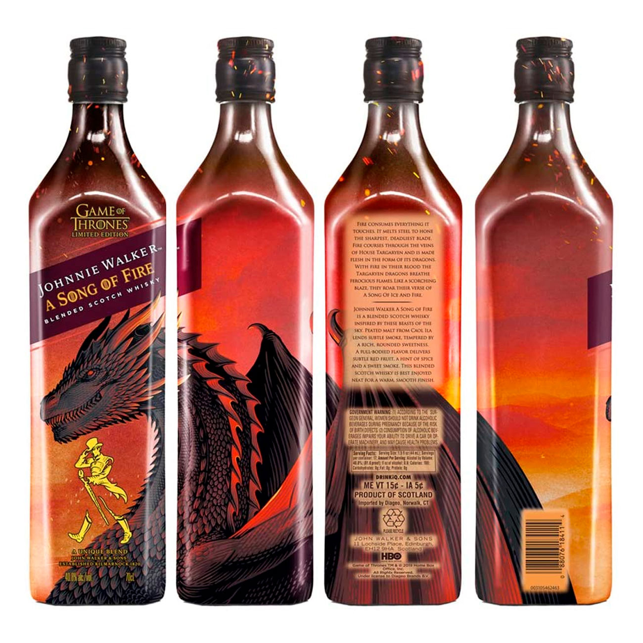 Whisky Escocs Johnnie Walker Song of Fire 750ml