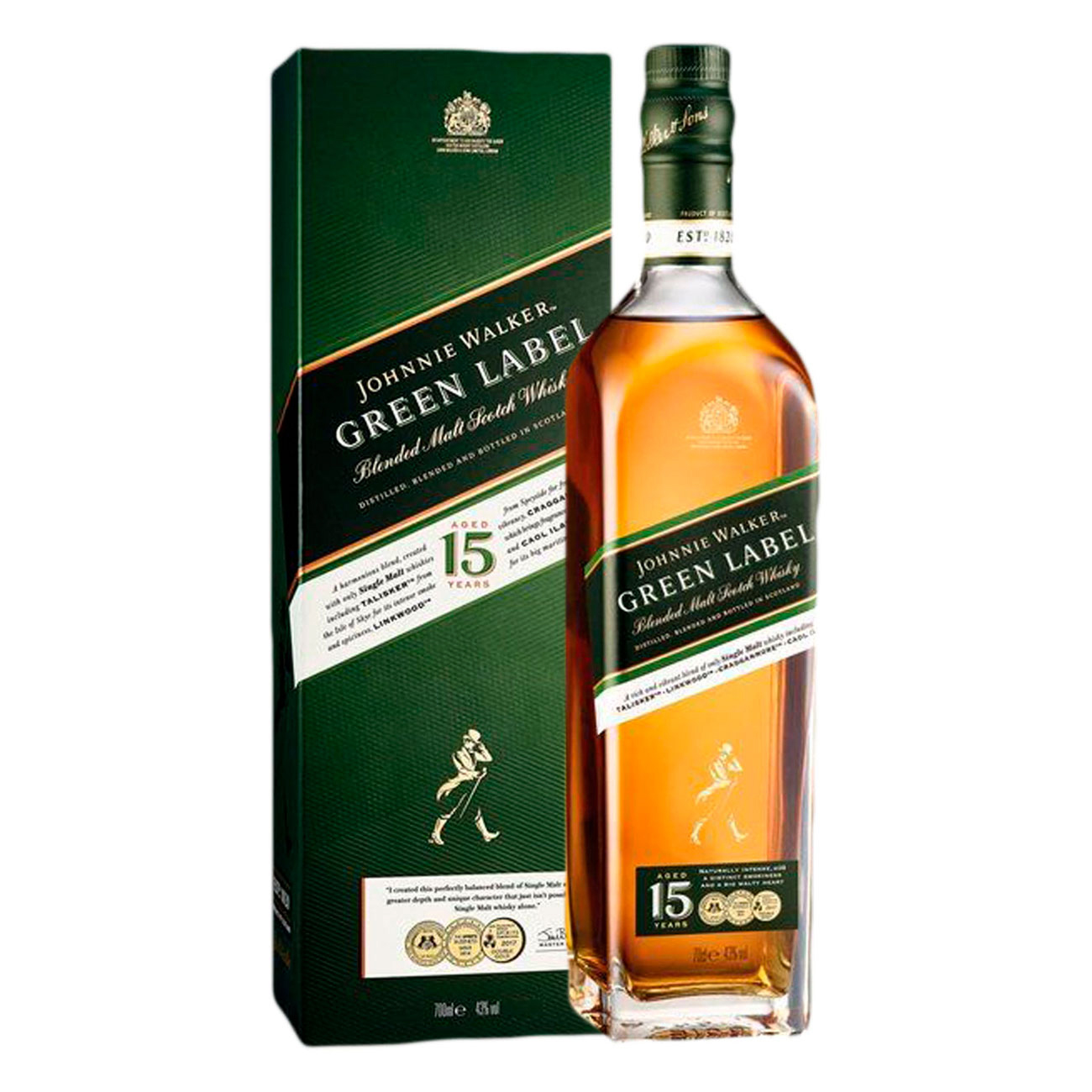 Whisky Escocs Johnnie Walker Green Label 750ml