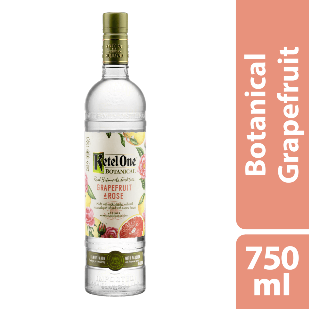 Vodka Holandesa Ketel One Botanical Grapefruit & Rose 750ml