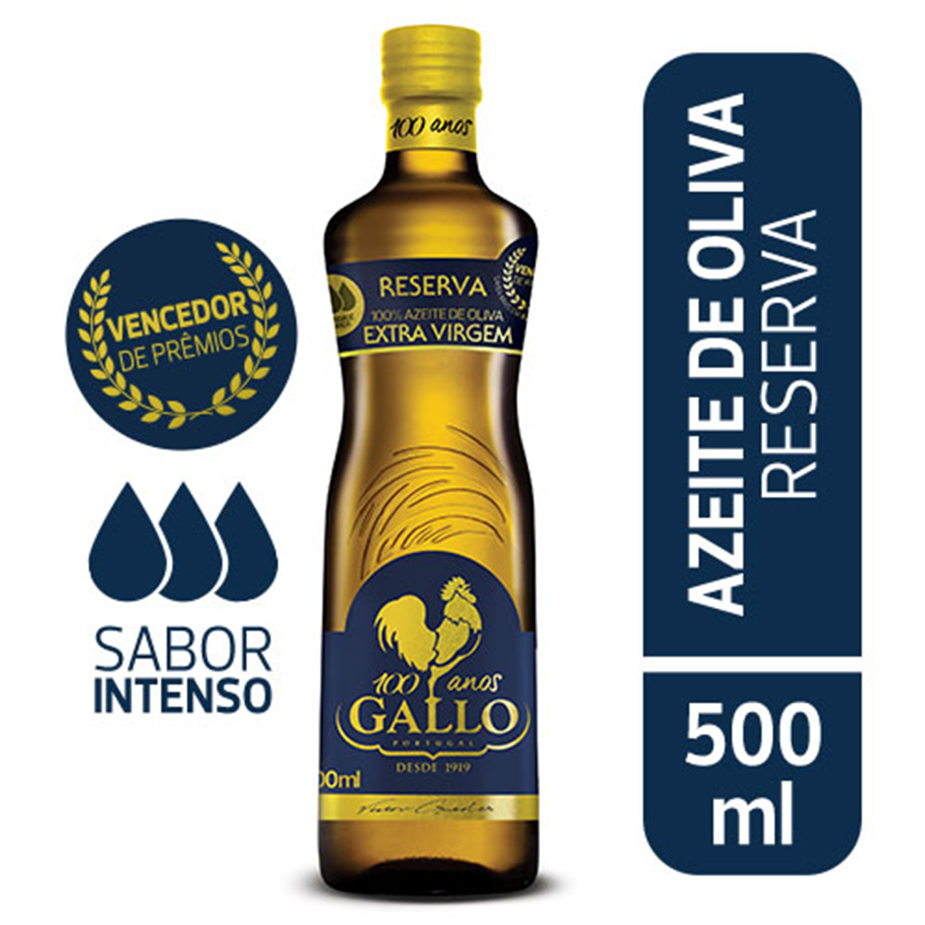 Azeite de Oliva Extra Virgem Reserva 500ml - Gallo