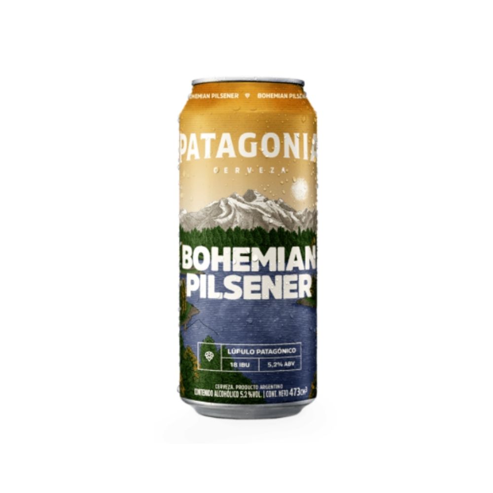 Cerveja Patagonia Bohemian Pilsener Lata 473ml