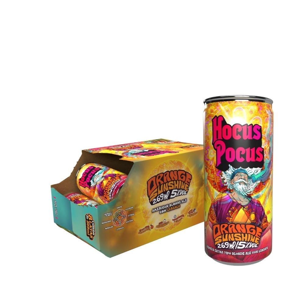 Cerveja Hocus Pocus Orange Sunshine Lata 269ml - Compra Food Service