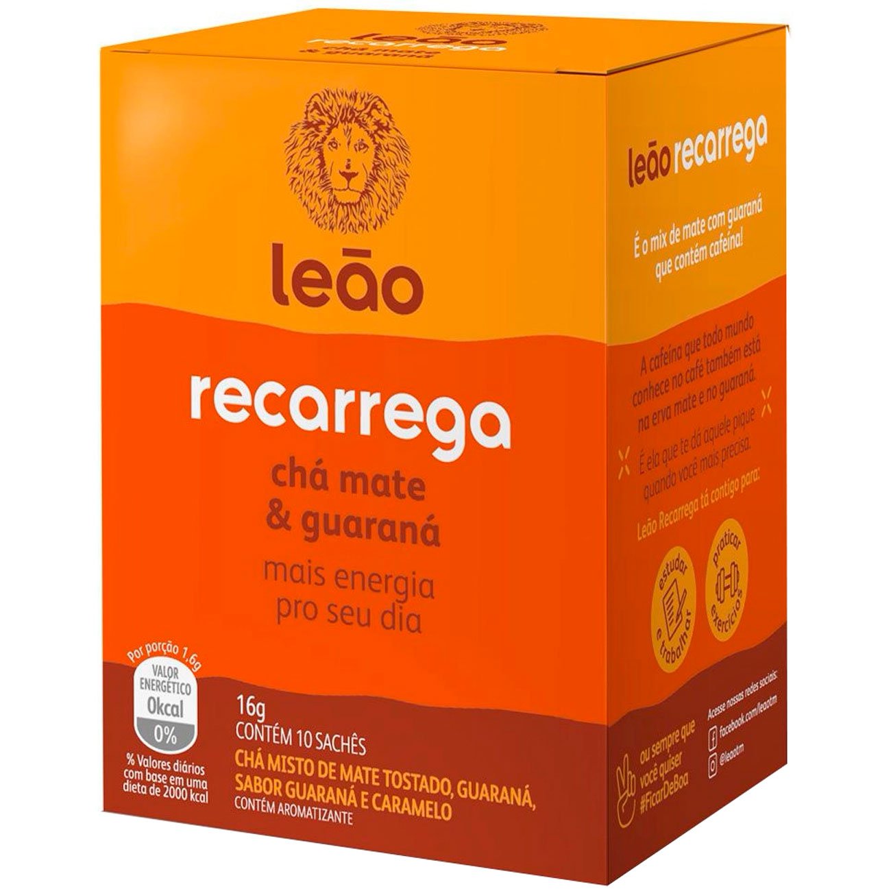 Cha Mate/guarana Recarrega leao 1,6g - Compra Food Service