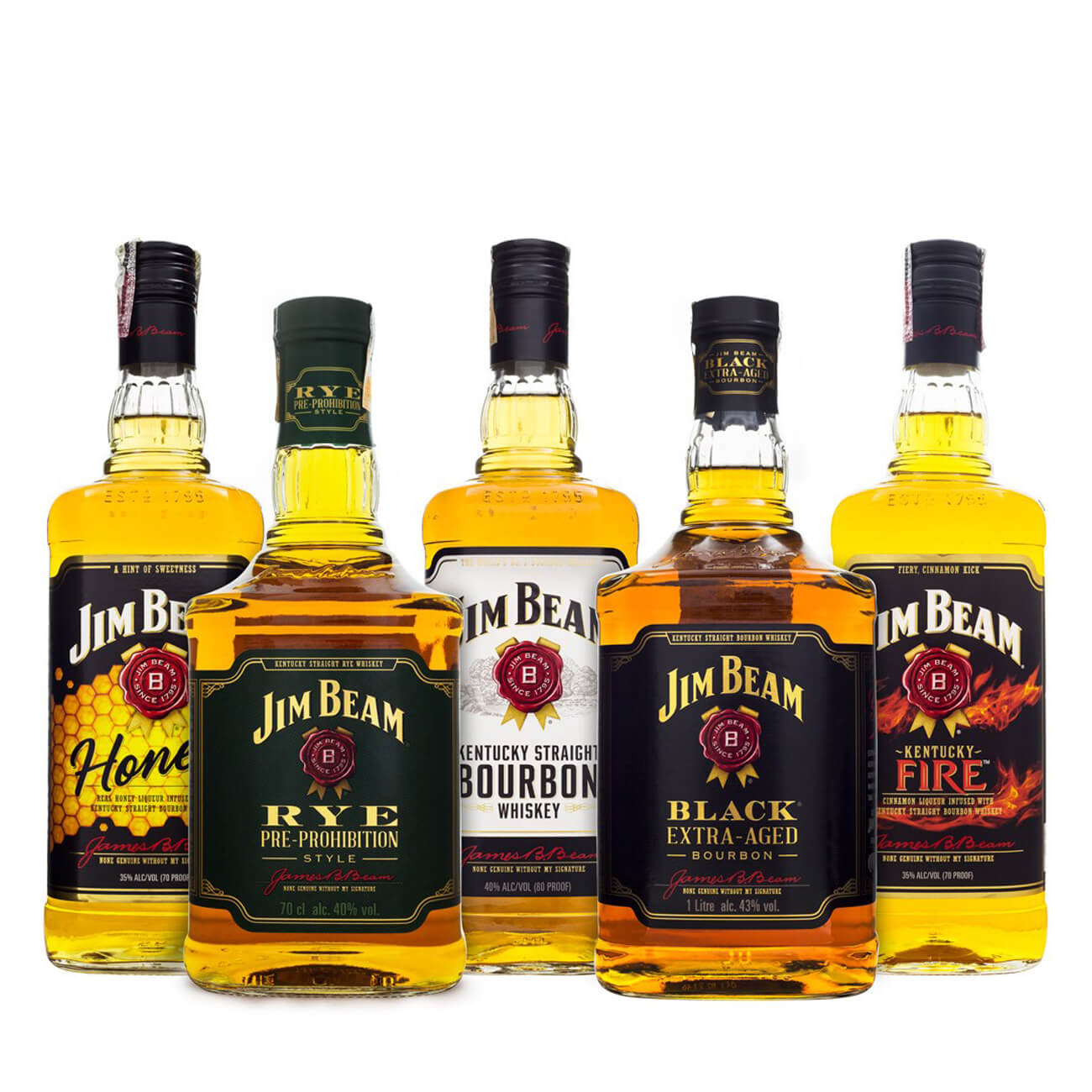 Whisky Bourbon Americano Jim Beam Fire 1L