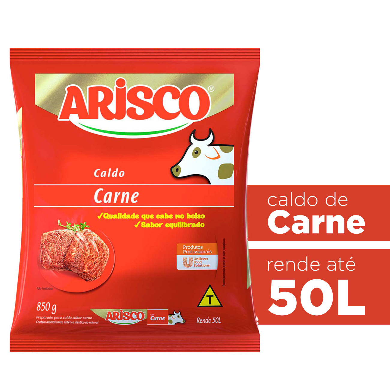 Caldo Arisco Carne Bag 850g