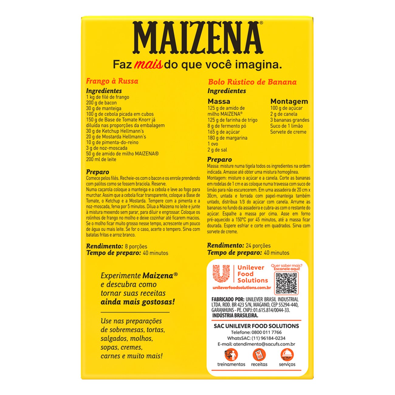 Amido de Milho Maizena 1kg