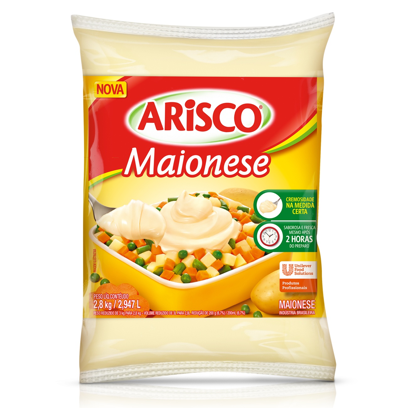 Maionese Arisco Tradicional Bag 2,8kg